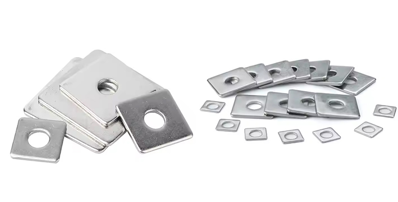 zinc plated square washers