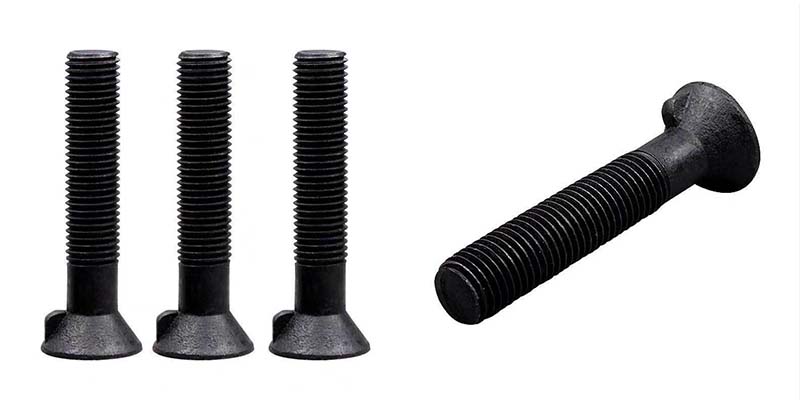 Flat 60°countersunk head nib bolts