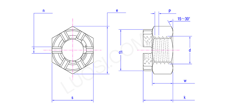 Innovatively Designed Crown Nut With Slot
