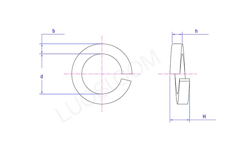 Heavy Split Lock Washers
