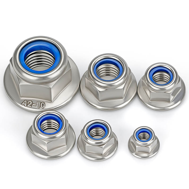 फ्लँजसह नायलॉन लॉक नट