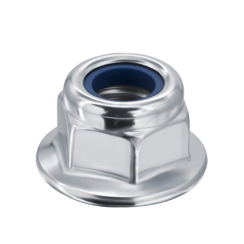 फ्लँज लॉक नटसह प्रचलित टॉर्क प्रकार हेक्सागोन नट्स